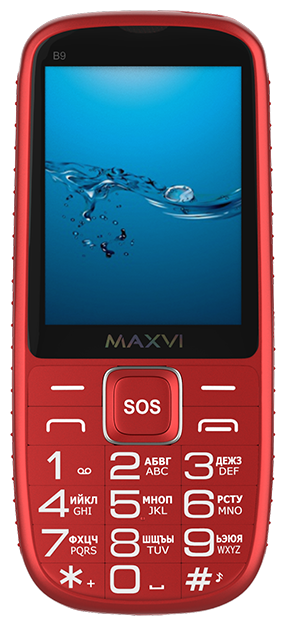 Купить Мобильный телефон Телефон Maxvi B9 red